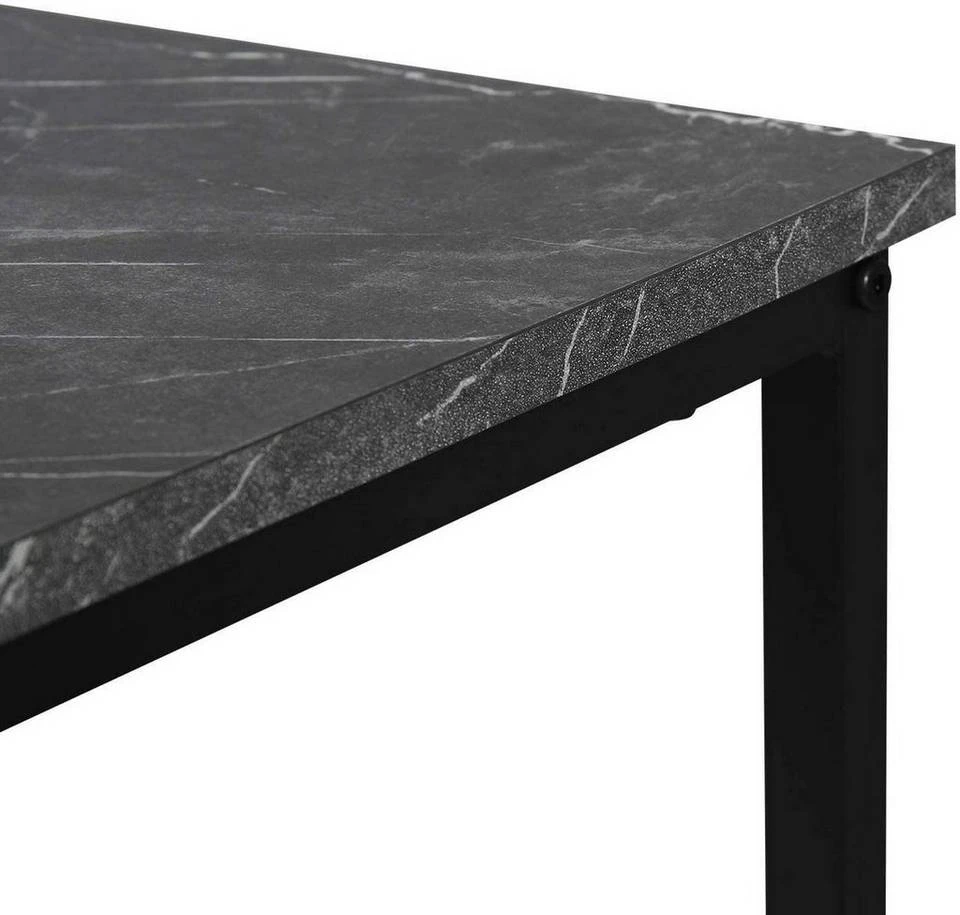 EUGAD Schreibtisch, mit Bücherregal 120x60x70 cm Schwarz Marmor Holz Vintage 6 EUGAD Schreibtisch, mit Bücherregal 120x60x70 cm Schwarz Marmor Holz Vintage – Bild 6