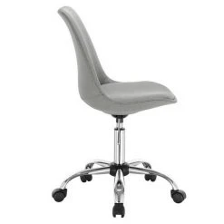 EUGAD Schreibtischstuhl, Arbeitshocker, Stoffbezug, 360° drehbar, Dunkelgrau Duneklgrau, Hellgrau -Eugad Möbel Einkaufen f6441821 cd95 5714 98ca 5bd8d1d2ce2f