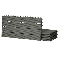 EUGAD WPC-Fliesen, WPC Fliesen Klickfliesen in Holzoptik 12 Stücke für 2m² Coffee Anthrazit, Grau, Hellgrau, Braun -Eugad Möbel Einkaufen f79ad1f5 3f1e 515b 95e2 56fb2b6d7472