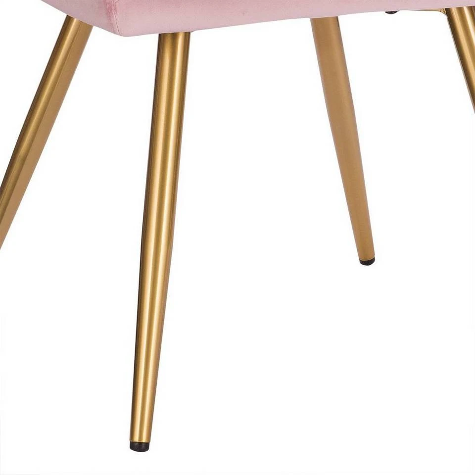 EUGAD Esszimmerstuhl (4 Stück), 4er-Set Esszimmerstuhl Polsterstuhl aus Samt Dunkelgrün Dunkelgrau, Dunkelgrün, Rosa, Schwarz 26 EUGAD Esszimmerstuhl (4 Stück), 4er-Set Esszimmerstuhl Polsterstuhl aus Samt Dunkelgrün Dunkelgrau, Dunkelgrün, Rosa, Schwarz – Bild 26