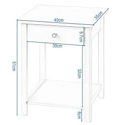 EUGAD Nachttisch, 2er-Set Nachtkommode Sofatisch Kaffeetisch Beistelltisch Nachtschrank für Wohnzimmer Schlafzimmer mit Schublade mit Ablage aus MDF Weiß -Eugad Möbel Einkaufen f8b21cbb a29e 4b87 bacb d8a2f625e3e6