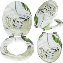 EUGAD WC-Sitz (1-St), Toilettensitz, WC Sitz mit Absenkautomatik, MDF, Holz, Softclose Scharnier Grüne Blätter, Holzfarbe, Lilie, Seestern, Seestern Am Strand, Seestern Sonnenuntergang, Stone, Lila Blume und Stones 56 EUGAD WC-Sitz (1-St), Toilettensitz, WC Sitz mit Absenkautomatik, MDF, Holz, Softclose Scharnier Grüne Blätter, Holzfarbe, Lilie, Seestern, Seestern Am Strand, Seestern Sonnenuntergang, Stone, Lila Blume und Stones -Eugad Möbel Einkaufen f96cf99d 5d56 41f4 8242 c73ffd52e39d