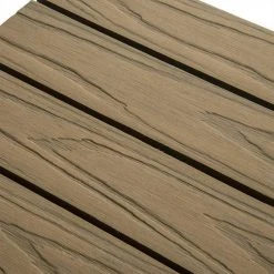 EUGAD WPC-Fliesen, 22er-Set WPC Balkonfliesen 3D Holzstruktur für 2m² Hellbraun -Eugad Möbel Einkaufen fa4af160 3888 5e37 bb36 684b51854399