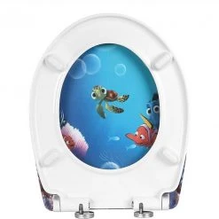 EUGAD WC-Sitz, Toilettendeckel mit Absenkautomatik Clownfisch -Eugad Möbel Einkaufen fb92fc65 6339 5592 a5b6 3f9775aa5de6