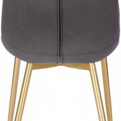 EUGAD Esszimmerstuhl, 6er-Set Küchenstühle Wohnzimmerstuhl mit Rückenlehne, Samt Sitzfläche, Gold Beine Schwarz Dunkelgrün, Grau, Rosa -Eugad Möbel Einkaufen fd775717 5c12 5c96 bb62 3f7b3dca50c7