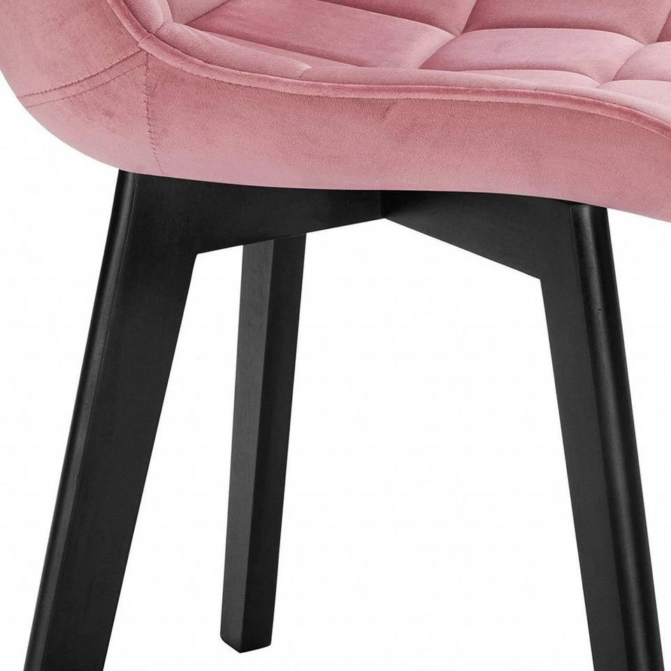 EUGAD Esszimmerstuhl (2 Stück), Wohnzimmerstuhl mit Rückenlehne, Polsterstuhl Küchenstuhl Weich Samt und Holz für ESS- und Wohnzimmer Schwarz Dunkelgrau, Dunkelgrün, Rosa 36 EUGAD Esszimmerstuhl (2 Stück), Wohnzimmerstuhl mit Rückenlehne, Polsterstuhl Küchenstuhl Weich Samt und Holz für ESS- und Wohnzimmer Schwarz Dunkelgrau, Dunkelgrün, Rosa – Bild 36