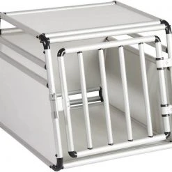 EUGAD Tiertransportbox, Hundetransportbox Alu Hundebox Reisebox Autobox für kleine/mittlere Hunde Französische Bulldogge Beagle Terriers Dackel Shiba Inu 69 x 54 x 50 cm L 8 EUGAD Tiertransportbox, Hundetransportbox Alu Hundebox Reisebox Autobox für kleine/mittlere Hunde Französische Bulldogge Beagle Terriers Dackel Shiba Inu 69 x 54 x 50 cm L -Eugad Möbel Einkaufen fdb970b9 30bd 56e0 bf6f 3e320df7fd5b