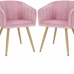 EUGAD Esszimmerstuhl, 2er-Set Esszimmerstuhl Polsterstuhl aus Samt Dunkelgrün Dunkelgrau, Dunkelgr&uuml;n, Rosa, Schwarz -Eugad Möbel Einkaufen fdc1d813 3ddb 5014 b79c 692aea9007c5