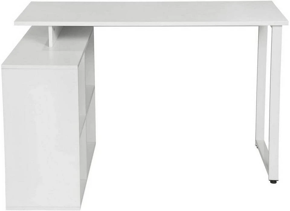 EUGAD Schreibtisch, mit Ablagen Holz 116x75x80cm Dunkelbuche Helleiche, Weiß 20 EUGAD Schreibtisch, mit Ablagen Holz 116x75x80cm Dunkelbuche Helleiche, Weiß – Bild 20